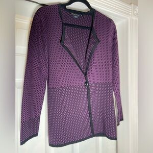 Pendleton~100% Cotton~Long Sleeve~One-Button Closure~Cardigan~Size L